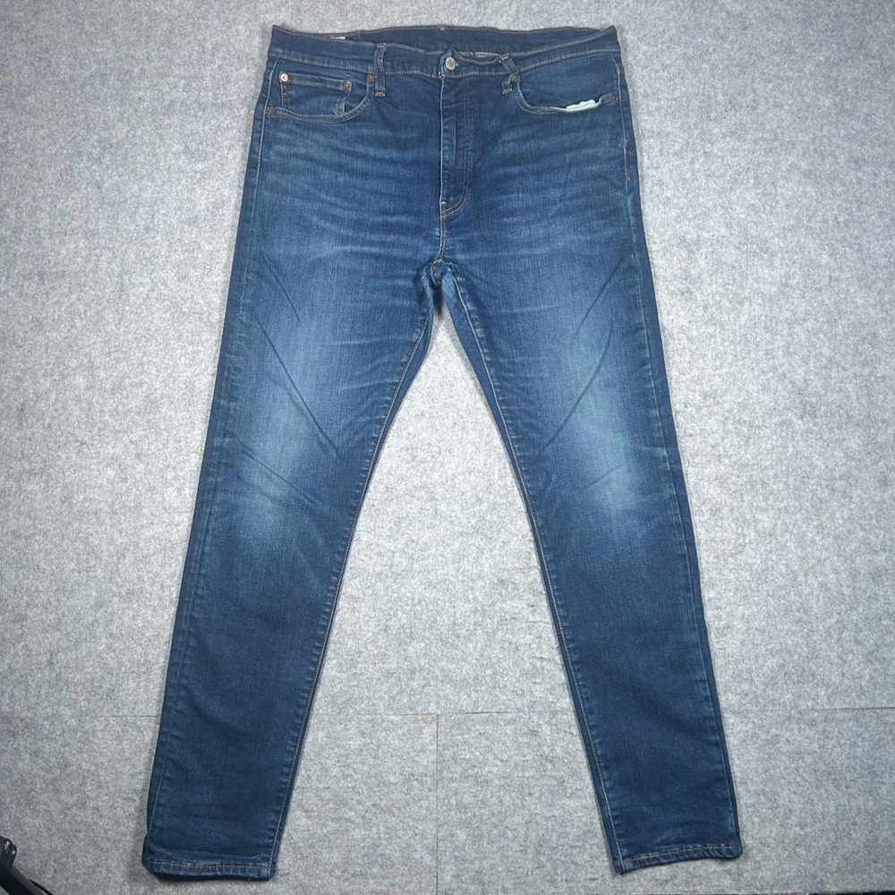 Levi's Denim Jeans Mens 36x34 Blue 512 Slim Taper Stretch Casual Everyday